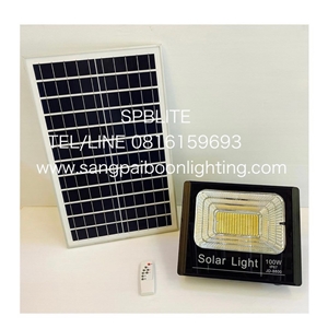 SPB - โคมสปอร์ตไลท์ 100w Solar cell มีรีโมท (004618)