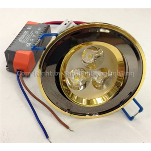 SPB - ดาวไลท์ LED ดำขลิบทอง (001715)