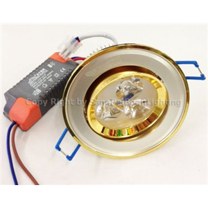 SPB - ดาวไลท์ LED เงินขลิบทอง (001716)