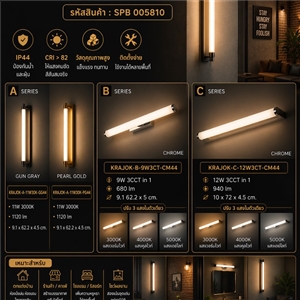 SPB - โคมส่องภาพ /ติดผนัง LED 9W,12W  (005810)