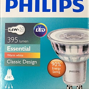 SPB - หลอด LED 4.6w GU10 Philips (004262)
