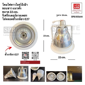 SPB - ดาวไลท์ ขอบขาว แนวตั้ง 22 cm.(005644)