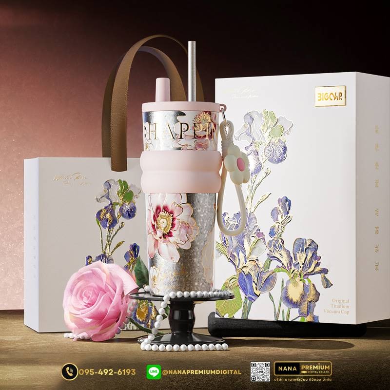 แก้วไทเทเนี่ยม Titanium สวย หรู ทันสมัย รับสกรีนโลโก้แก้วไทเทเนี่ยม รับผลิตแก้วไทเทเนี่ยม