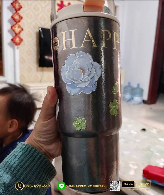 แก้วไทเทเนี่ยม Titanium สวย หรู ทันสมัย รับสกรีนโลโก้แก้วไทเทเนี่ยม รับผลิตแก้วไทเทเนี่ยม