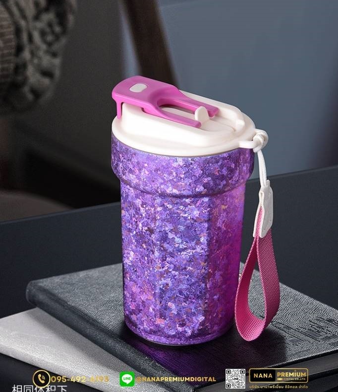 แก้วไทเทเนี่ยม Titanium 510ml สวย หรู ทันสมัย รับสกรีนโลโก้แก้วไทเทเนี่ยม รับผลิตแก้วไทเทเนี่ยม