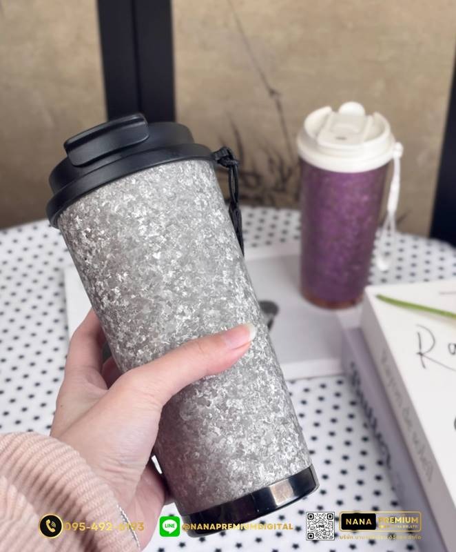 แก้วไทเทเนี่ยม Titanium 510ml สวย หรู ทันสมัย รับสกรีนโลโก้แก้วไทเทเนี่ยม รับผลิตแก้วไทเทเนี่ยม