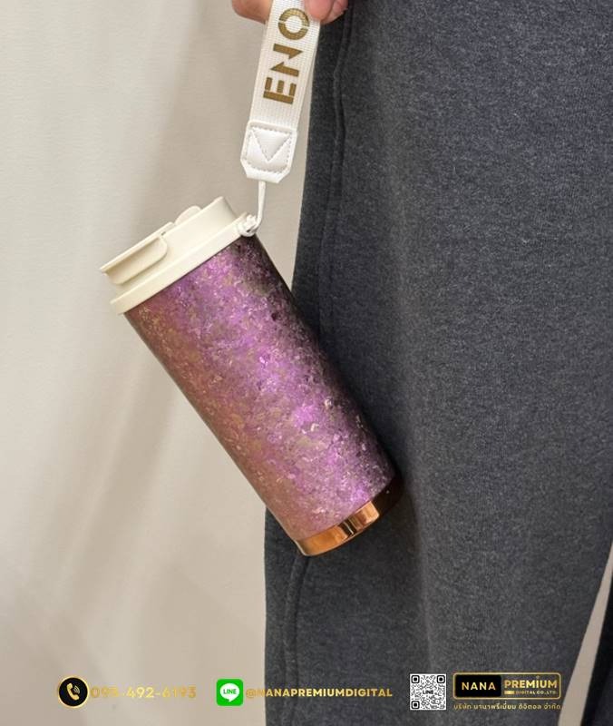 แก้วไทเทเนี่ยม Titanium 510ml สวย หรู ทันสมัย รับสกรีนโลโก้แก้วไทเทเนี่ยม รับผลิตแก้วไทเทเนี่ยม