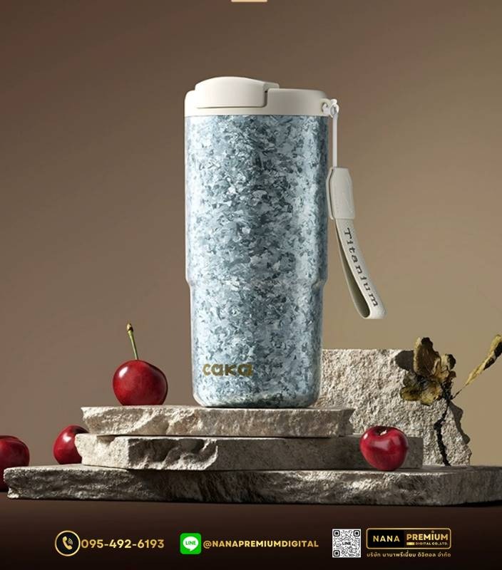 แก้วไทเทเนี่ยม Titanium สวย หรู ทันสมัย รับสกรีนโลโก้แก้วไทเทเนี่ยม รับผลิตแก้วไทเทเนี่ยม