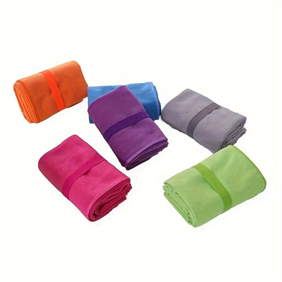  ผ้าขนหนูไมโครไฟเบอร์ แห้งเร็ว ดูดซับน้ำ ดูดซับเหงื่อกีฬาออกกำลังกาย