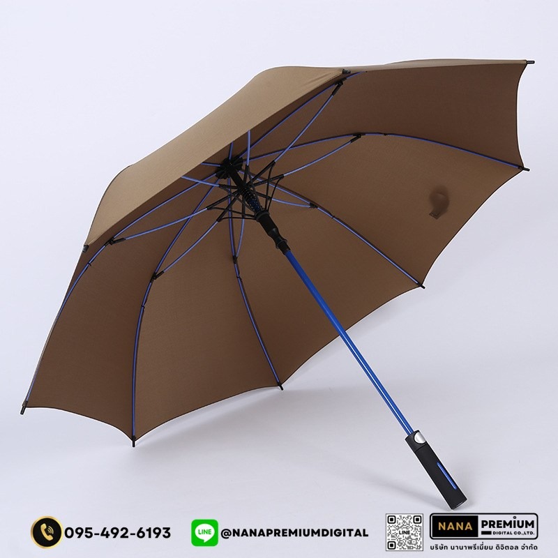 รับผลิตร่มกอล์ฟ ด้ามจับแข็งแรง ร่มคันใหญ่ รับสกรีนร่ม รับผลิตร่ม ขายส่งร่ม ร่มแจก ร่มครีม ร่มสร้างแบรนด์ ร่มเครื่องสำอางค์
