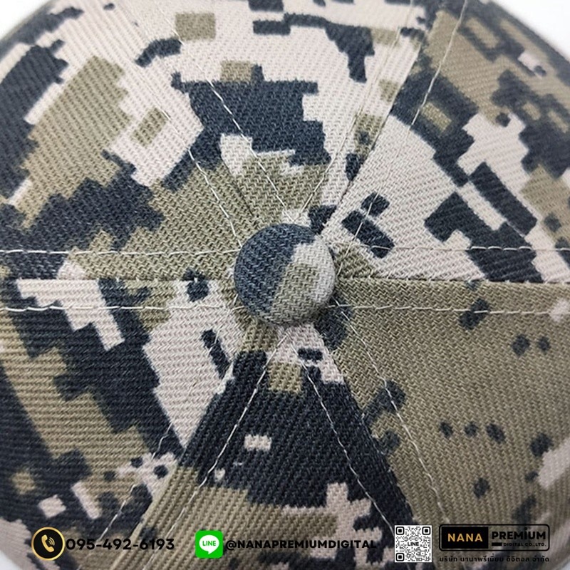 รับสกรีนหมวกทหาร หมวกลายทหาร หมวกแก๊ป หมวกGAP รับผลิตหมวก รับปักหมวก รับสกรีนหมวก