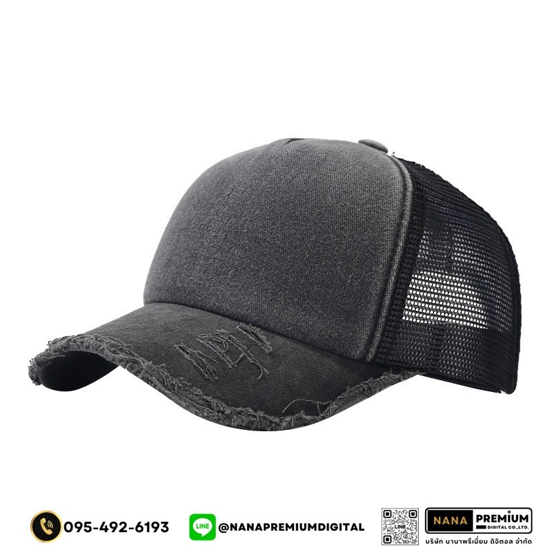 รับสกรีนหมวก หมวกแก๊ปฟอกสี หมวกGAP รับผลิตหมวก รับปักหมวก รับสกรีนหมวก