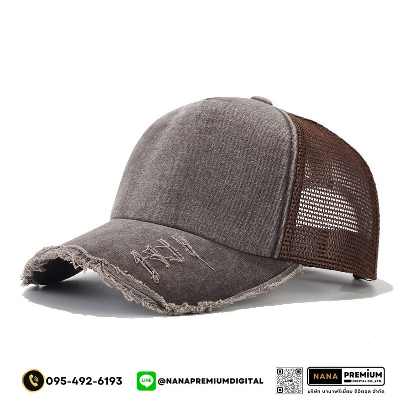 รับสกรีนหมวก หมวกแก๊ปฟอกสี หมวกGAP รับผลิตหมวก รับปักหมวก รับสกรีนหมวก