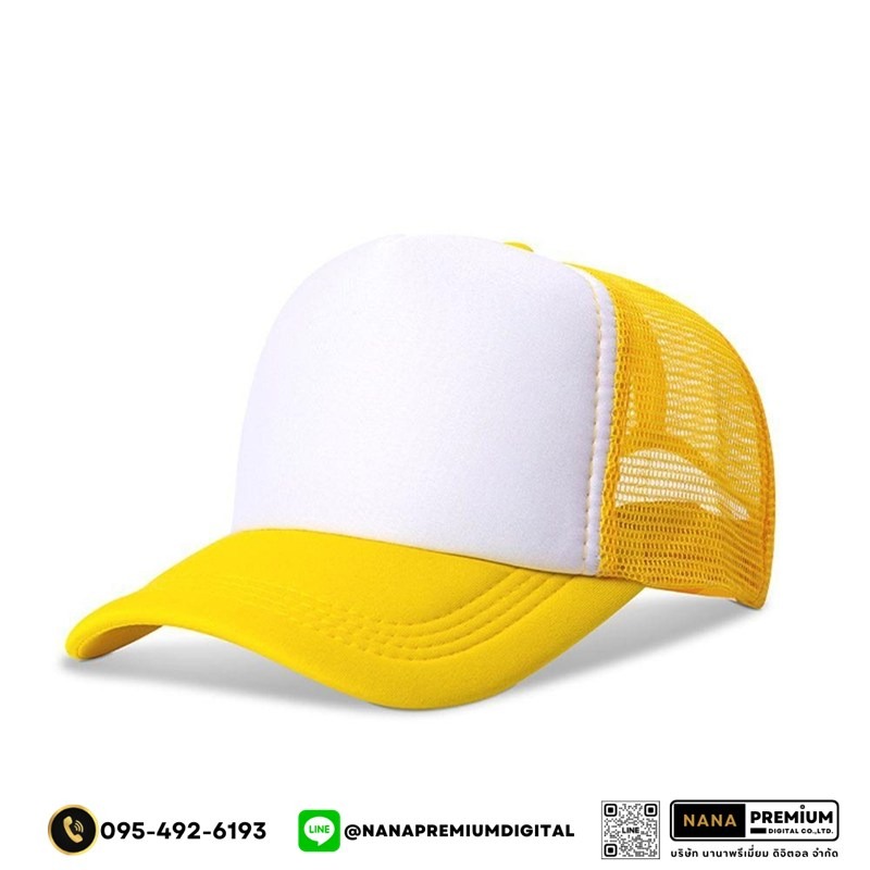 รับสกรีนหมวก หมวกแก๊ปตาข่าย หมวกGAP รับผลิตหมวก รับปักหมวก รับสกรีนหมวก