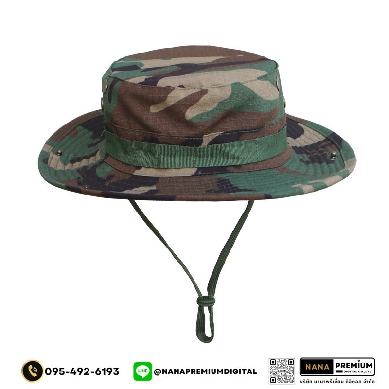 รับผลิตหมวกทหารปีกกว้าง หมวกลายทหาร กันแดด กันยูวี uv หมวกแก๊ป หมวกGAP รับผลิตหมวก รับปักหมวก รับสกรีนหมวก
