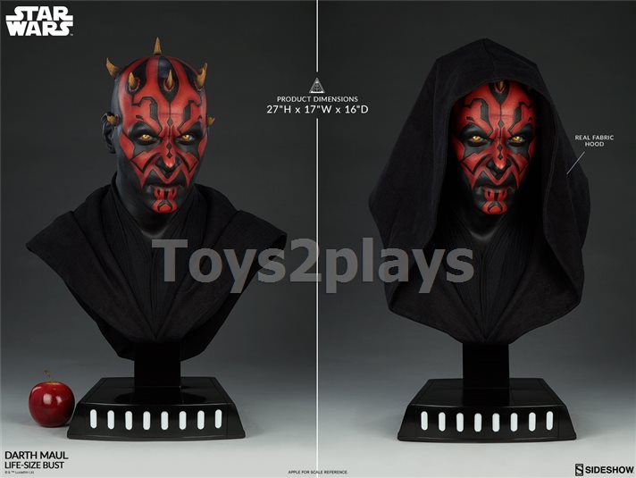 Sideshow400313 Darth Maul Life-Size Bust / สินค้าชิ้นโชว์