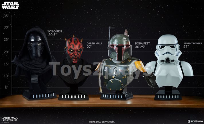 Sideshow400313 Darth Maul Life-Size Bust / สินค้าชิ้นโชว์