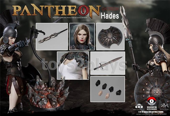 COOMODEL X HOMER HS002 - DIE-CAST ALLOY 1/6 PANTHEON - HADES