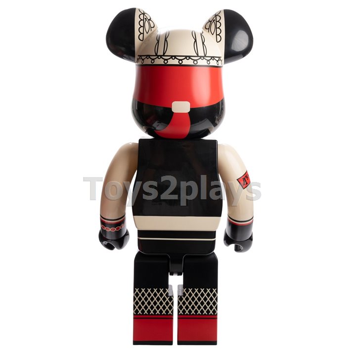 Bearbrick ANNA SUI RED AND BEIGE 1000%