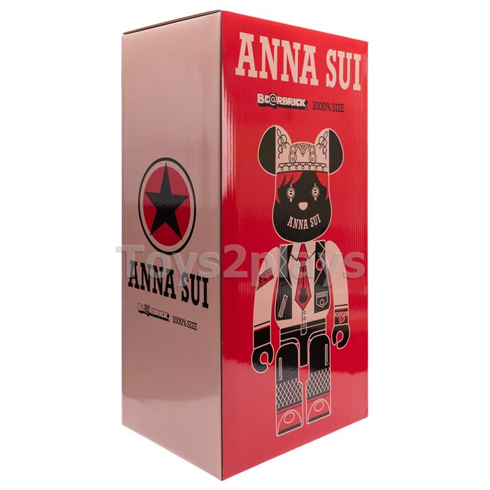 Bearbrick ANNA SUI RED AND BEIGE 1000%