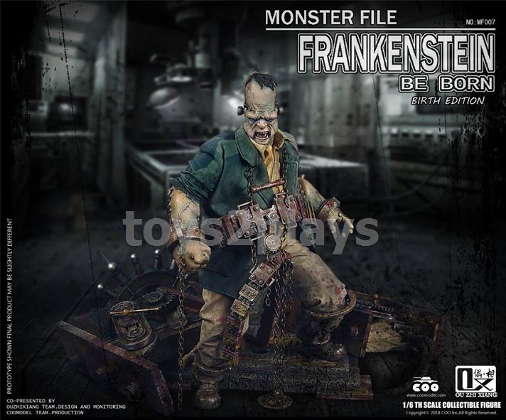 COOMODEL X OUZHIXIANG NO.MF007 MONSTER FILE SERIES - FRANKENSTEIN (BIRTH EDITION)