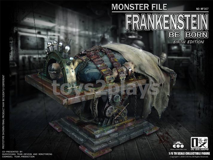 COOMODEL X OUZHIXIANG NO.MF007 MONSTER FILE SERIES - FRANKENSTEIN (BIRTH EDITION)