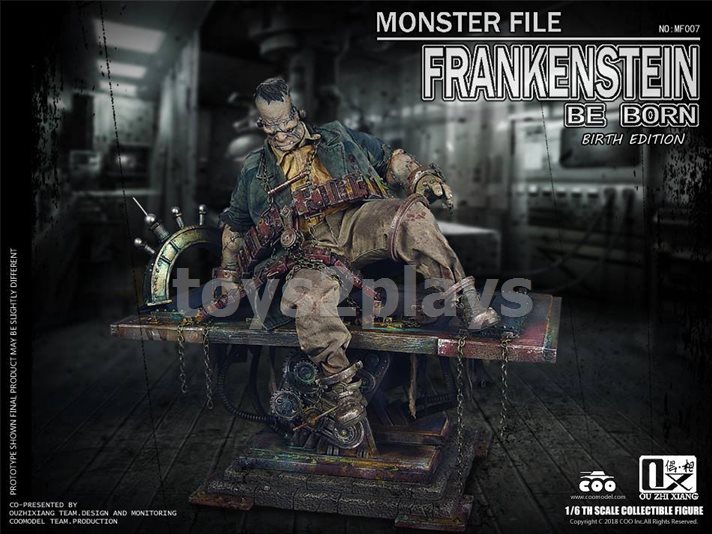 COOMODEL X OUZHIXIANG NO.MF007 MONSTER FILE SERIES - FRANKENSTEIN (BIRTH EDITION)