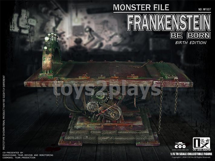COOMODEL X OUZHIXIANG NO.MF007 MONSTER FILE SERIES - FRANKENSTEIN (BIRTH EDITION)