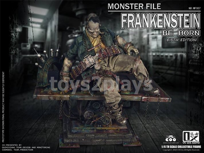 COOMODEL X OUZHIXIANG NO.MF007 MONSTER FILE SERIES - FRANKENSTEIN (BIRTH EDITION)