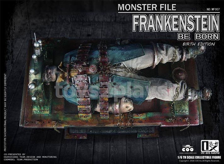 COOMODEL X OUZHIXIANG NO.MF007 MONSTER FILE SERIES - FRANKENSTEIN (BIRTH EDITION)