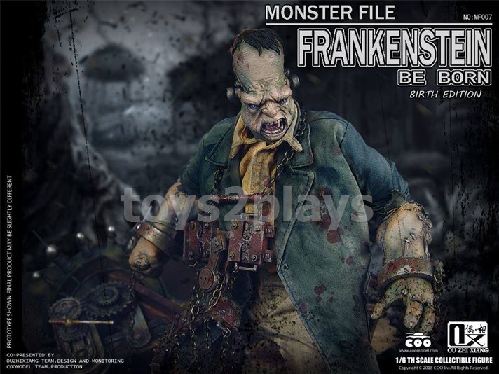 COOMODEL X OUZHIXIANG NO.MF007 MONSTER FILE SERIES - FRANKENSTEIN (BIRTH EDITION)