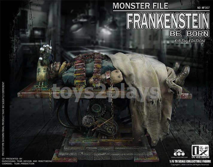 COOMODEL X OUZHIXIANG NO.MF007 MONSTER FILE SERIES - FRANKENSTEIN (BIRTH EDITION)