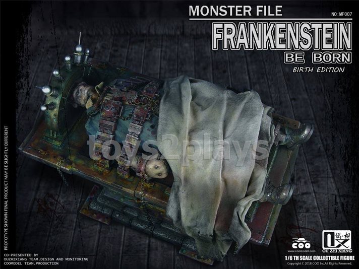 COOMODEL X OUZHIXIANG NO.MF007 MONSTER FILE SERIES - FRANKENSTEIN (BIRTH EDITION)