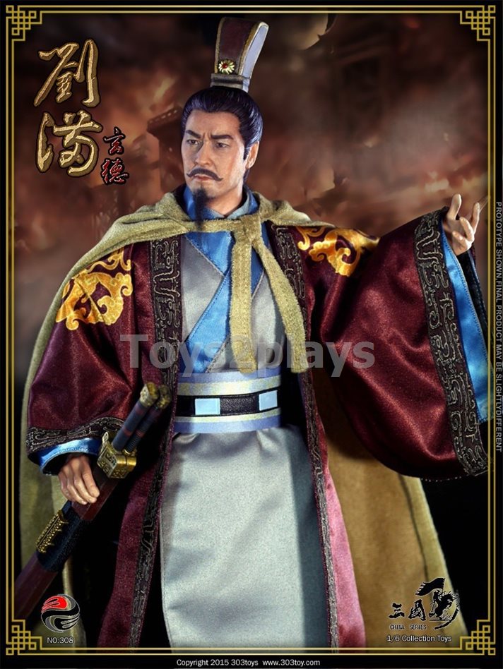 303TOYS 1/6 china series NO:308 Liu Bei สินค้าตัวโชว์