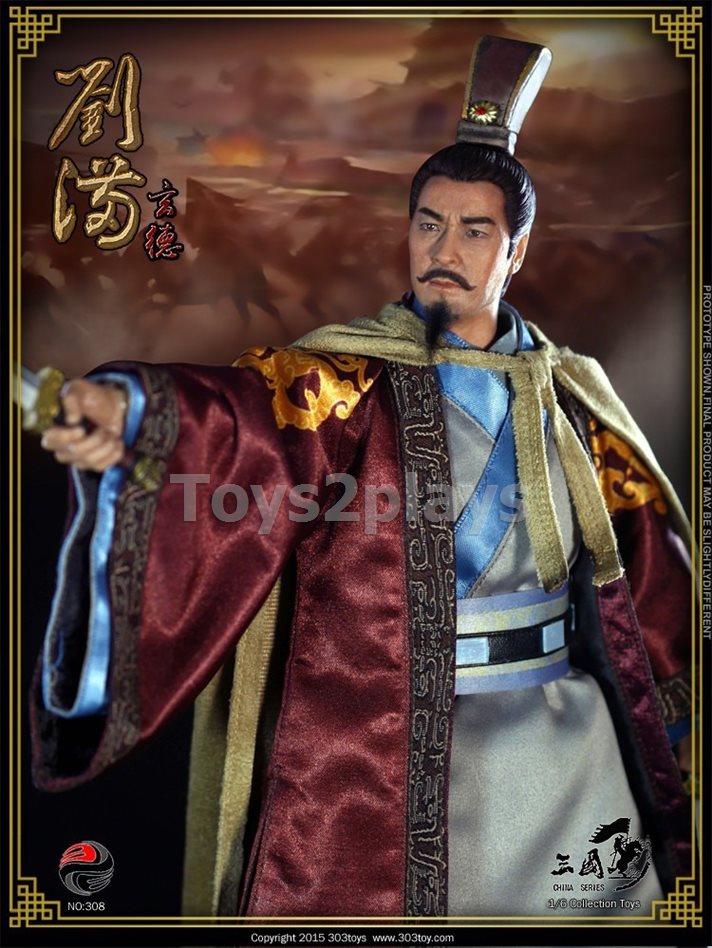 303TOYS 1/6 china series NO:308 Liu Bei สินค้าตัวโชว์