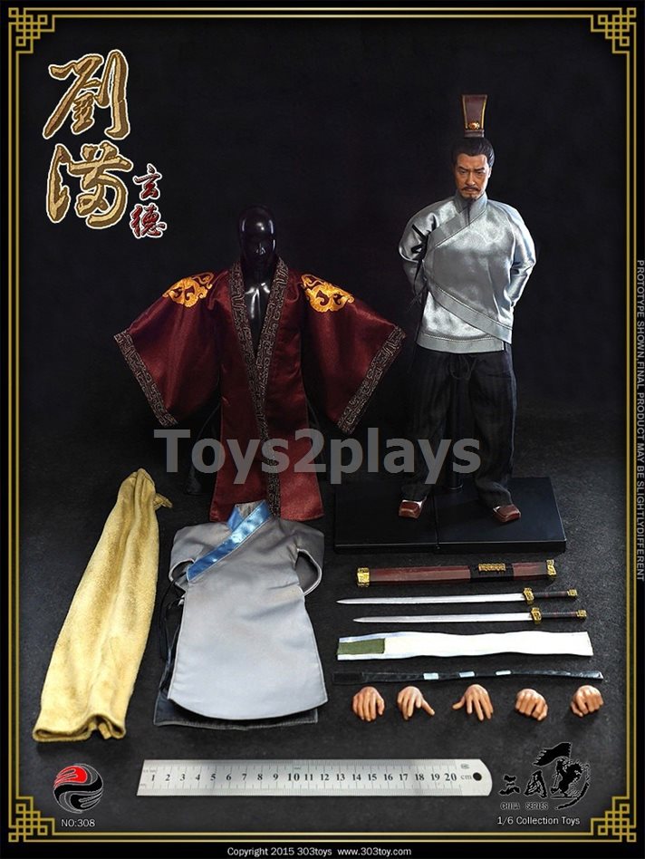 303TOYS 1/6 china series NO:308 Liu Bei สินค้าตัวโชว์