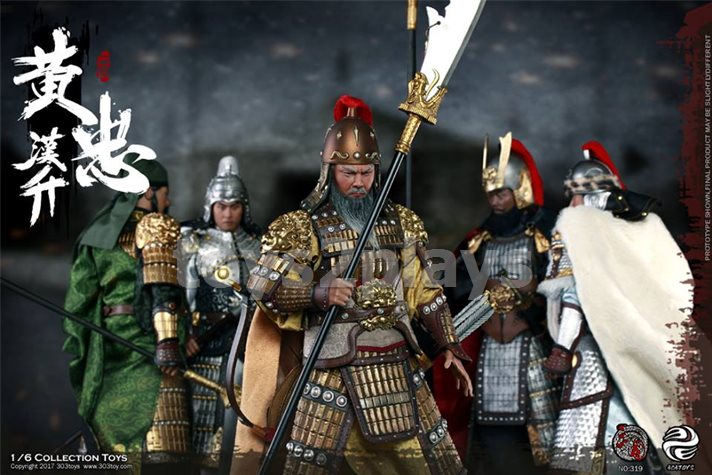 303TOYS NO.319 1/6 THREE KINGDOMS SERIES – HUANG ZHONG A.K.A HANSHENG Full set 