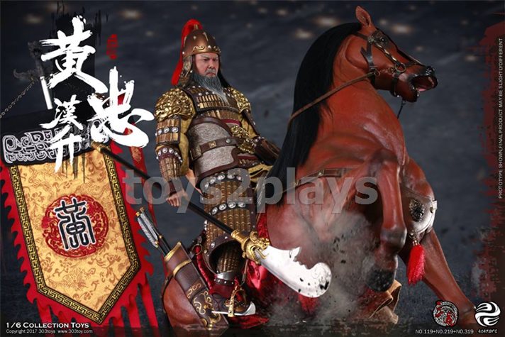 303TOYS NO.319 1/6 THREE KINGDOMS SERIES – HUANG ZHONG A.K.A HANSHENG Full set 