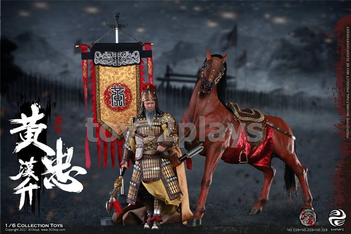303TOYS NO.319 1/6 THREE KINGDOMS SERIES – HUANG ZHONG A.K.A HANSHENG Full set 