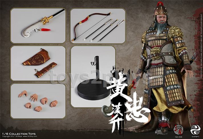 303TOYS NO.319 1/6 THREE KINGDOMS SERIES – HUANG ZHONG A.K.A HANSHENG