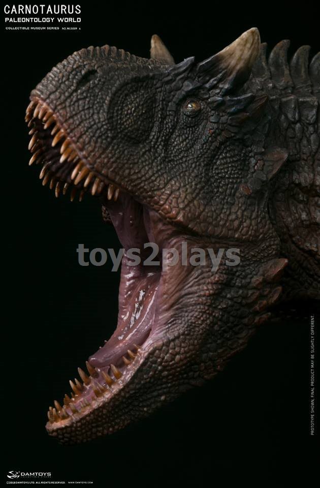 DAMTOYS MUSEUMSERIES:CARNOTAURUS SCENES COLLECTIBLELEVEL STATUES MUS009A Standard Edition