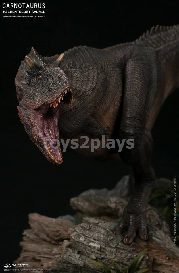 DAMTOYS MUSEUMSERIES:CARNOTAURUS SCENES COLLECTIBLELEVEL STATUES MUS009A Standard Edition