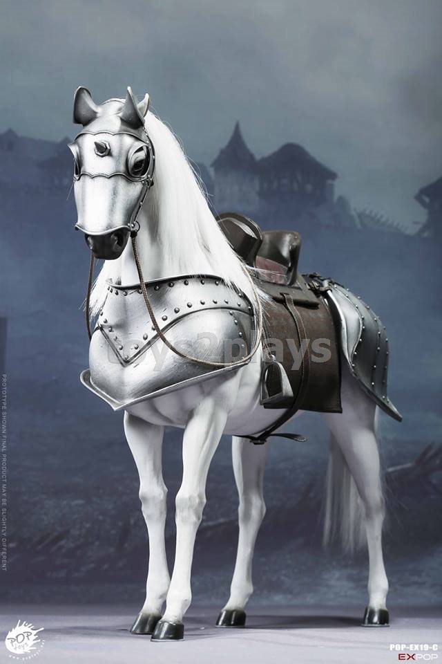 POPTOYS 1/6 EX019-C Saint Knight—War horse