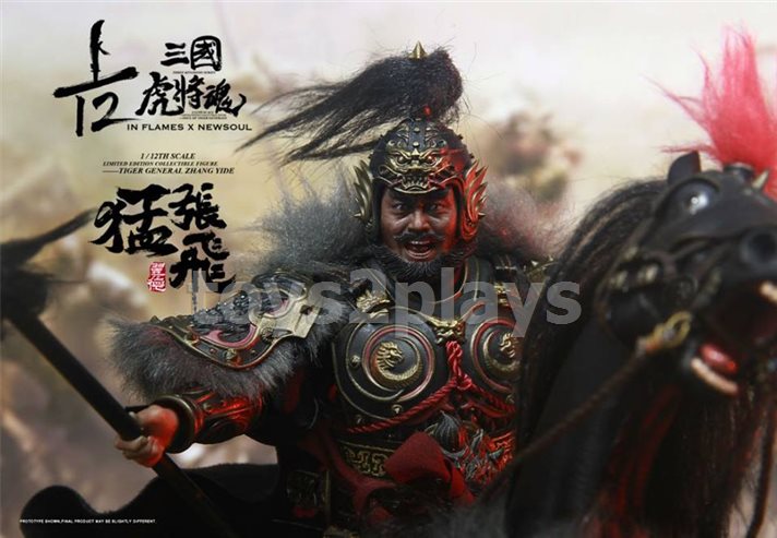 IN FLAMES X NEWSOUL IFT-034 —The 1/12th scale “Sets Of Soul Of Tiger Generals - Zhang Yide & The Wuzhui Horse 