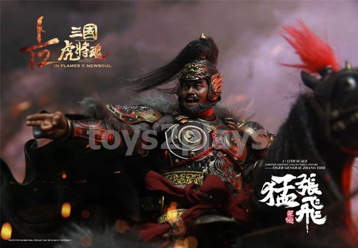 IN FLAMES X NEWSOUL IFT-034 —The 1/12th scale “Sets Of Soul Of Tiger Generals - Zhang Yide & The Wuzhui Horse 