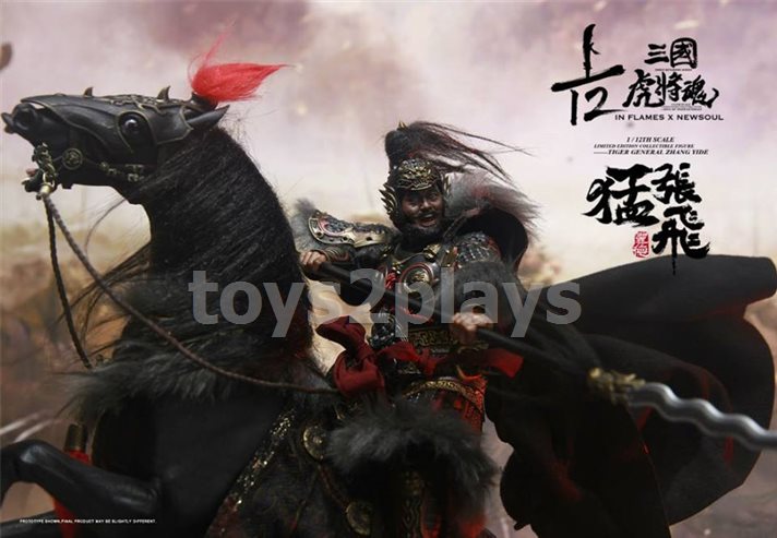 IN FLAMES X NEWSOUL IFT-034 —The 1/12th scale “Sets Of Soul Of Tiger Generals - Zhang Yide & The Wuzhui Horse 