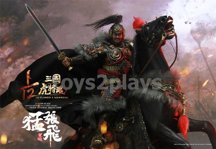 IN FLAMES X NEWSOUL IFT-034 —The 1/12th scale “Sets Of Soul Of Tiger Generals - Zhang Yide & The Wuzhui Horse 