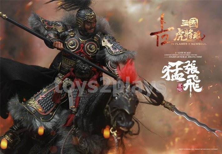 IN FLAMES X NEWSOUL IFT-034 —The 1/12th scale “Sets Of Soul Of Tiger Generals - Zhang Yide & The Wuzhui Horse 