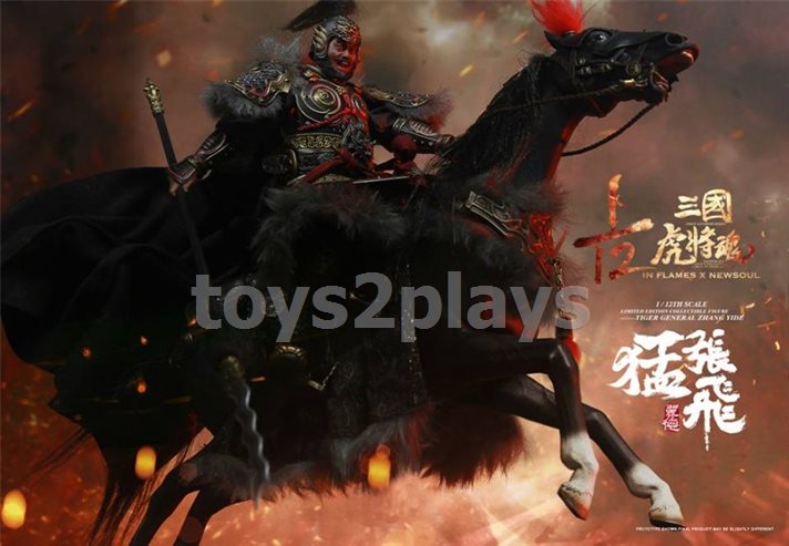IN FLAMES X NEWSOUL IFT-034 —The 1/12th scale “Sets Of Soul Of Tiger Generals - Zhang Yide & The Wuzhui Horse 