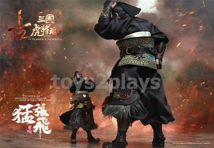 IN FLAMES X NEWSOUL IFT-034 —The 1/12th scale “Sets Of Soul Of Tiger Generals - Zhang Yide & The Wuzhui Horse 